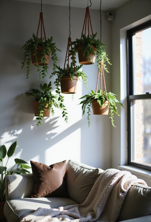 charming hanging planters oasis