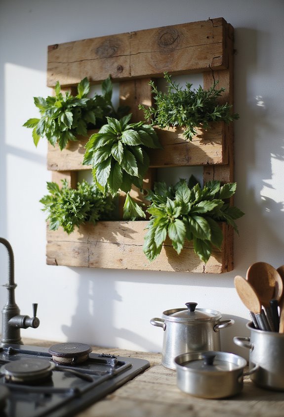 charming herb garden creation