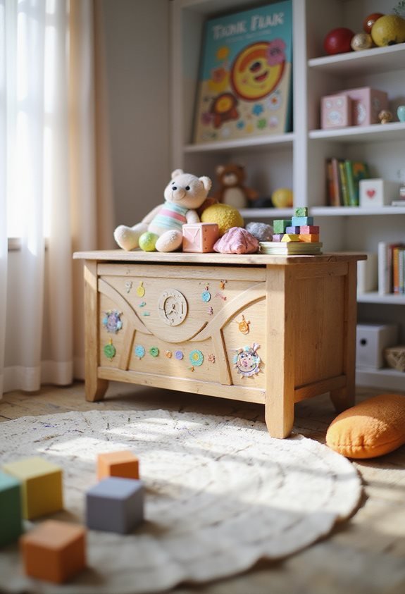 charming organized playroom storage