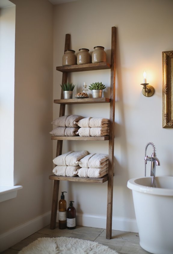 charming vintage bathroom display