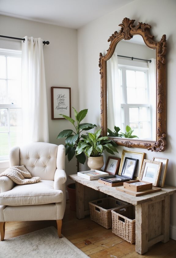 choosing farmhouse mirror frames