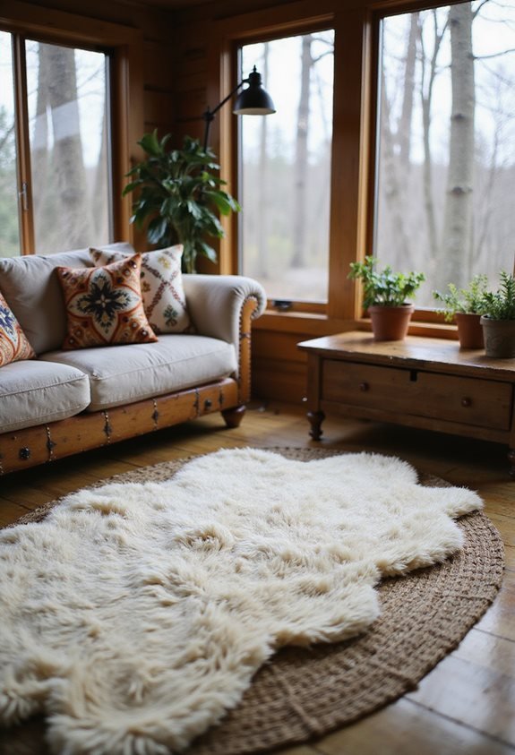 cozy boho cabin rugs