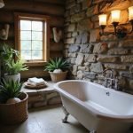 cozy cabin bathroom inspirations