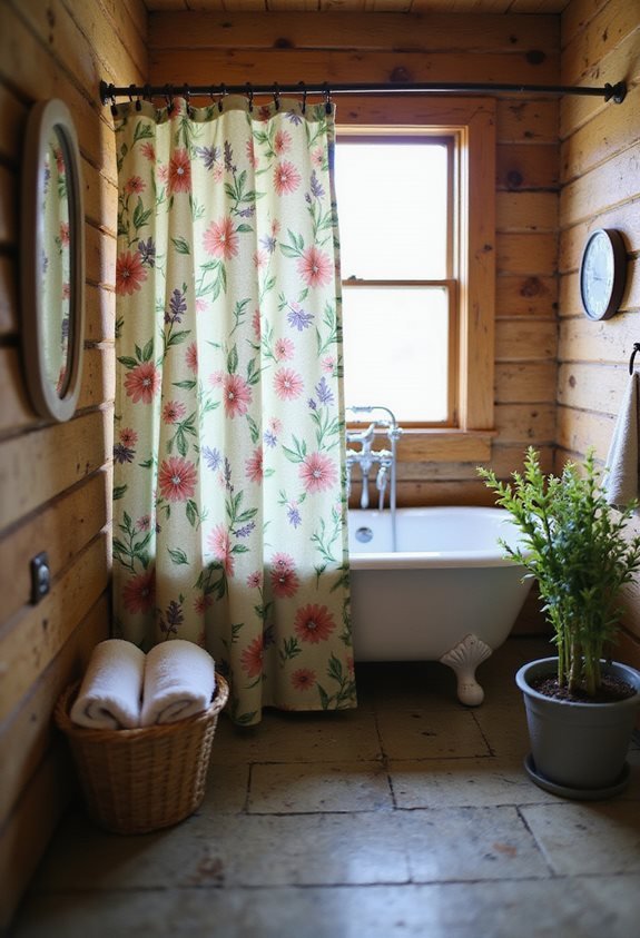 cozy cabin bathroom retreat