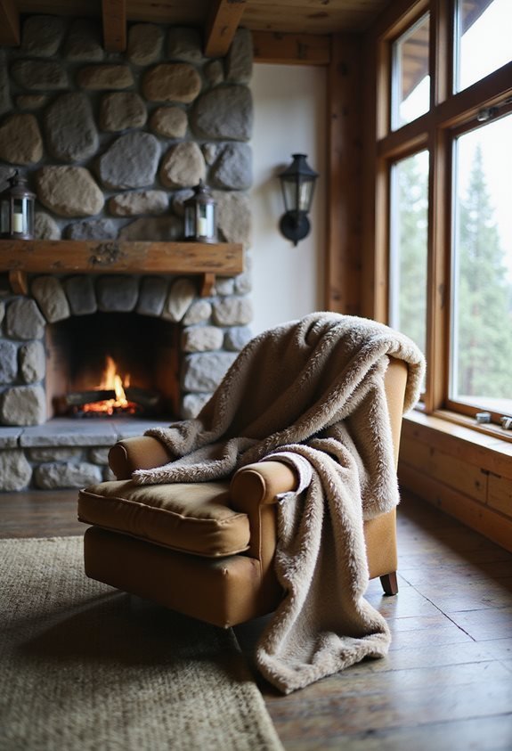 cozy faux fur comfort