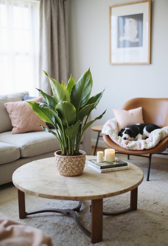 cozy gatherings with greenery