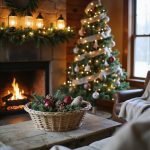 cozy holiday cabin decorations