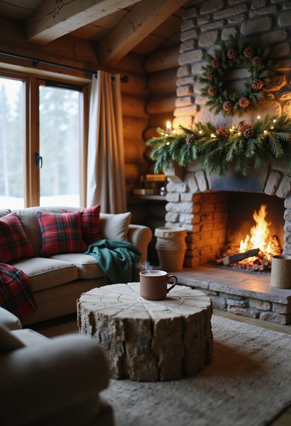 cozy holiday flannel pillows