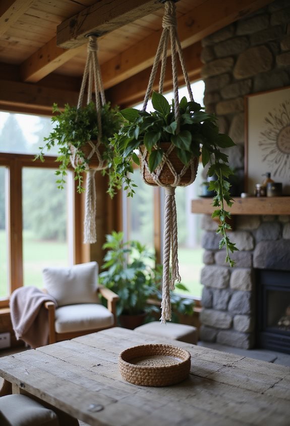 cozy indoor plant decor