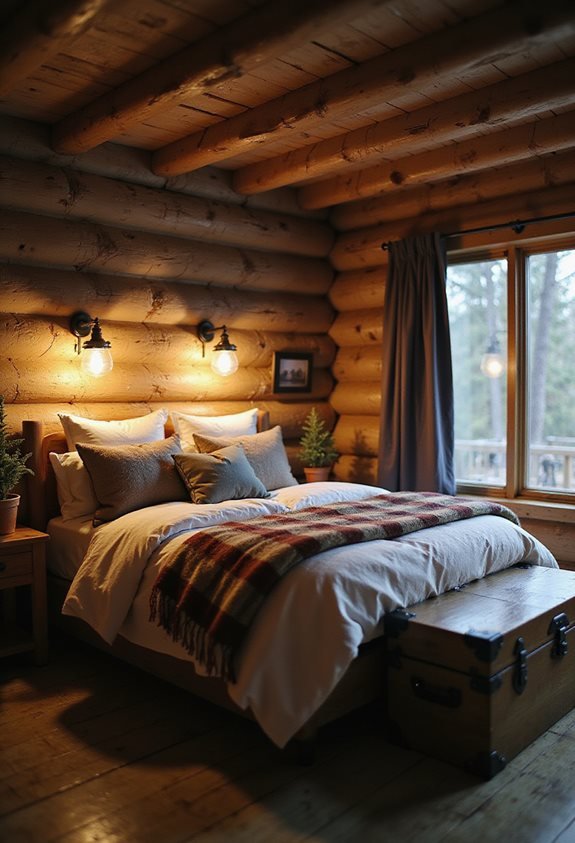 cozy vintage lantern lighting