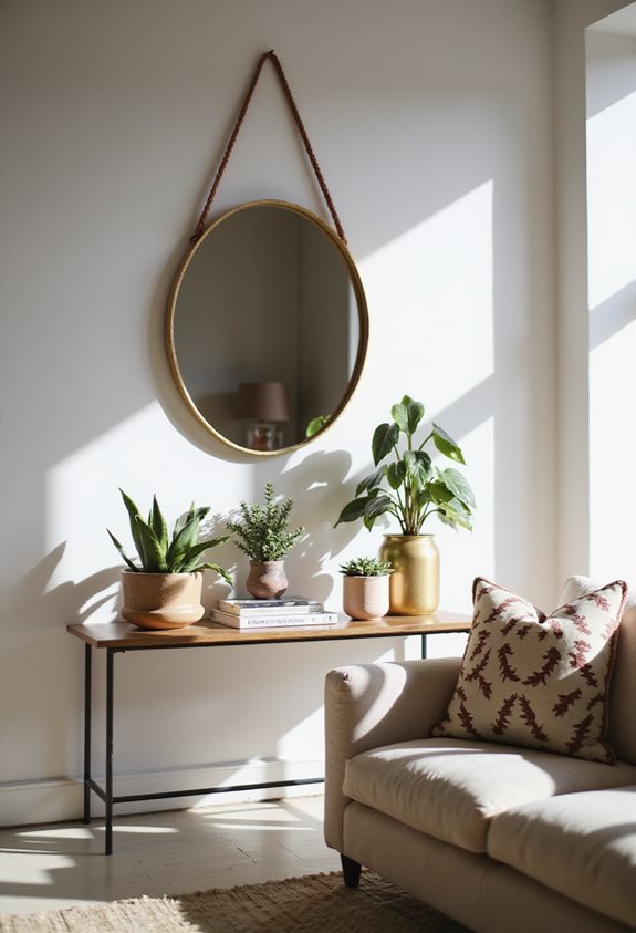 elegant gold mirror frames