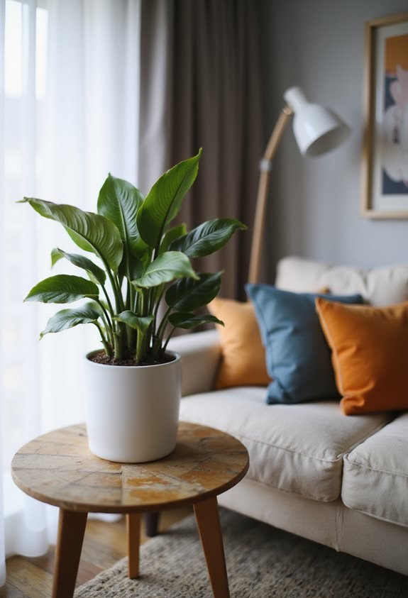 elegant low maintenance indoor plant