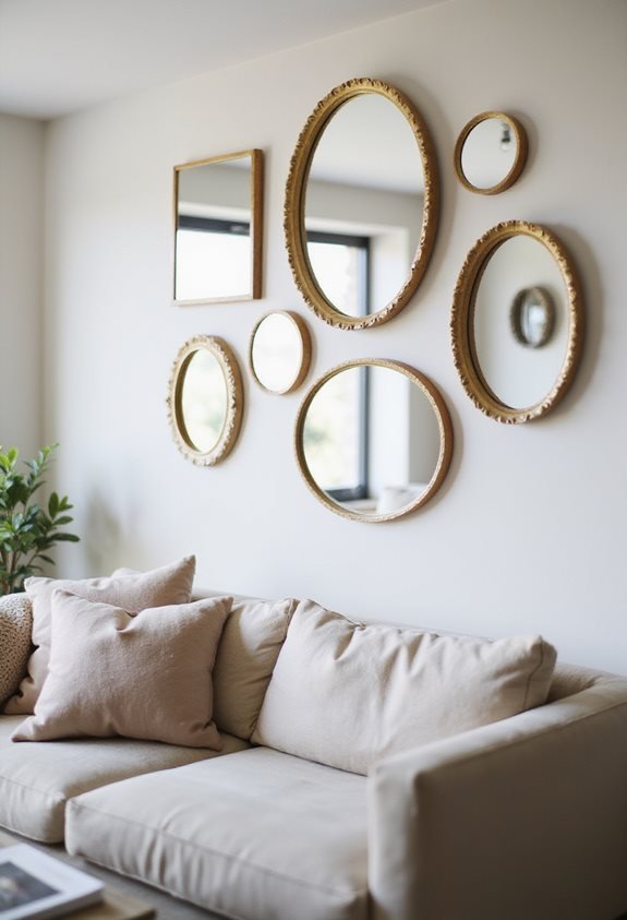 elegant minimalist mirror selection