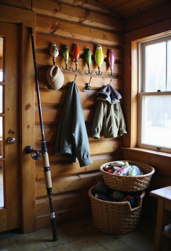 fishing themed wall decor