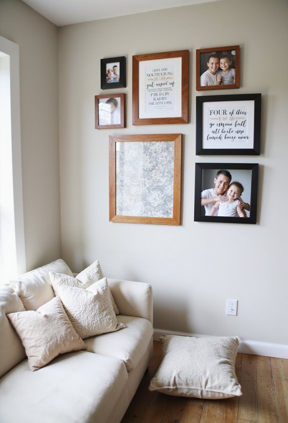 framed family quotes display
