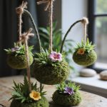 japanese kokedama home decor