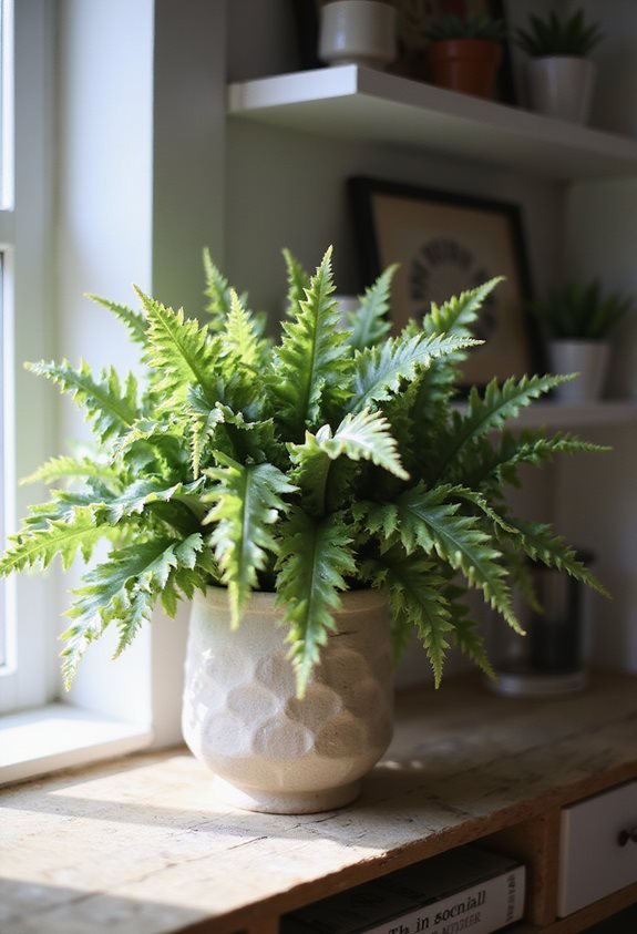 lush tropical indoor ambiance