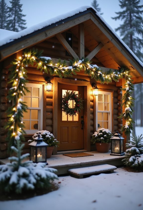 magical outdoor twinkling lights