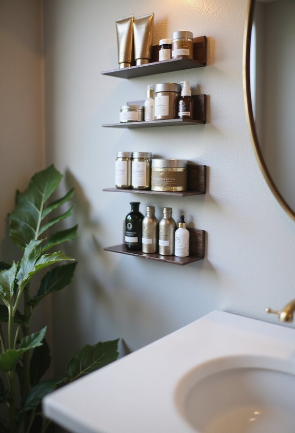 magnetic strips for organization