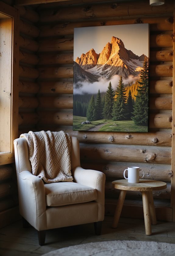 mountain landscape canvas decor