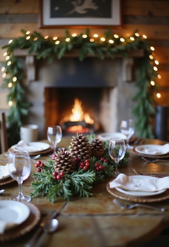 nature inspired holiday centerpieces