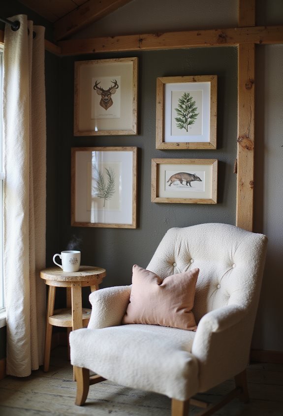 nature themed cabin decor
