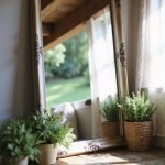 oversized vintage farmhouse mirrors