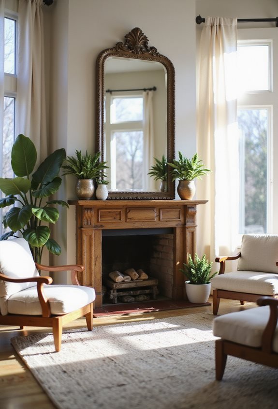 perfect spot for mirrors