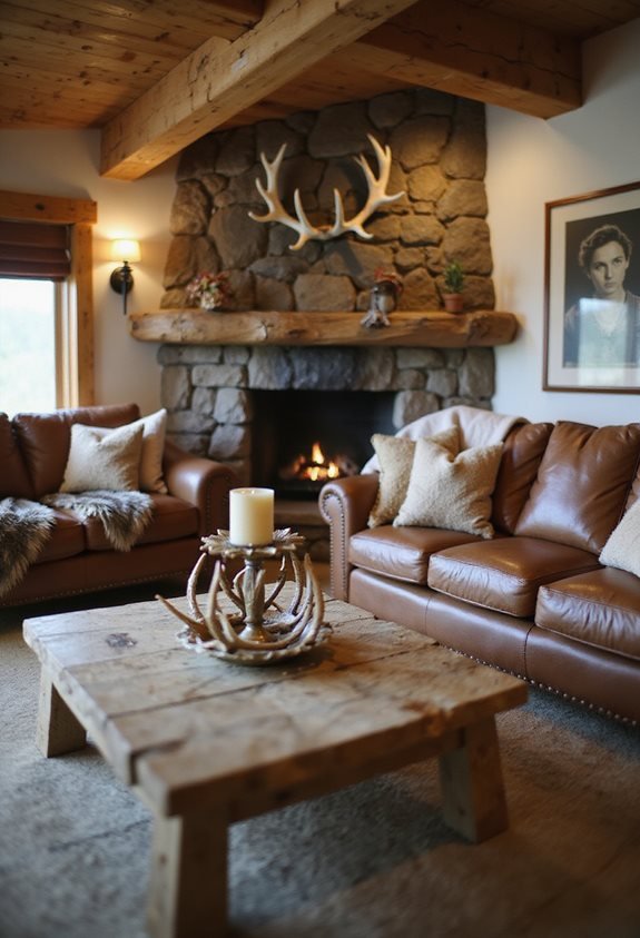 rustic antler home decor