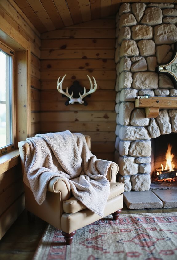 rustic antler wall decor