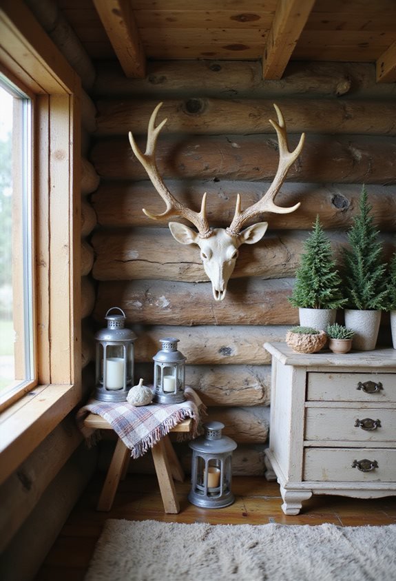 rustic nature inspired wall decor