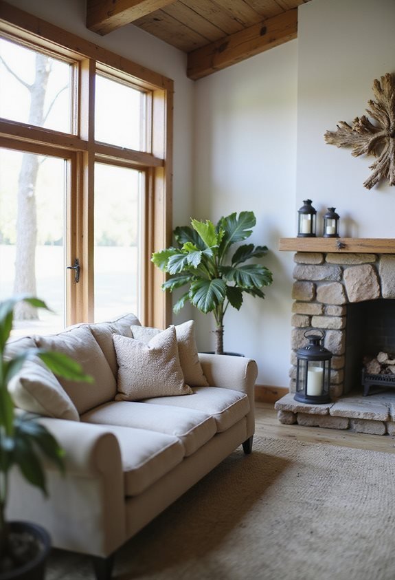 serene nature inspired wall decor