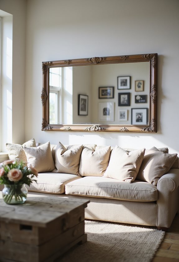 stunning oversized farmhouse mirrors