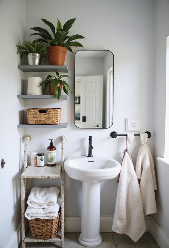tiny bathroom storage solutions