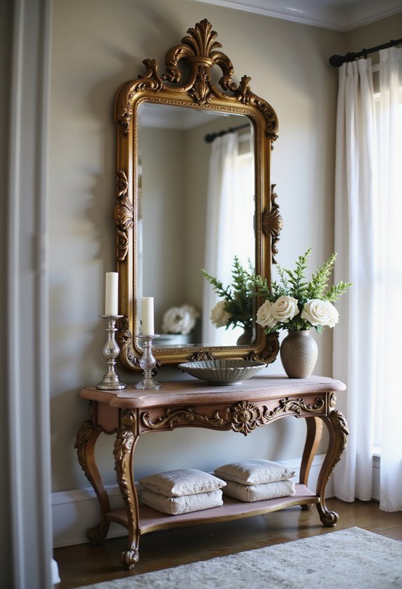 vintage frame mirror charm