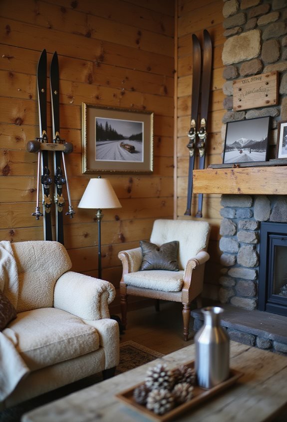 vintage ski decor ideas