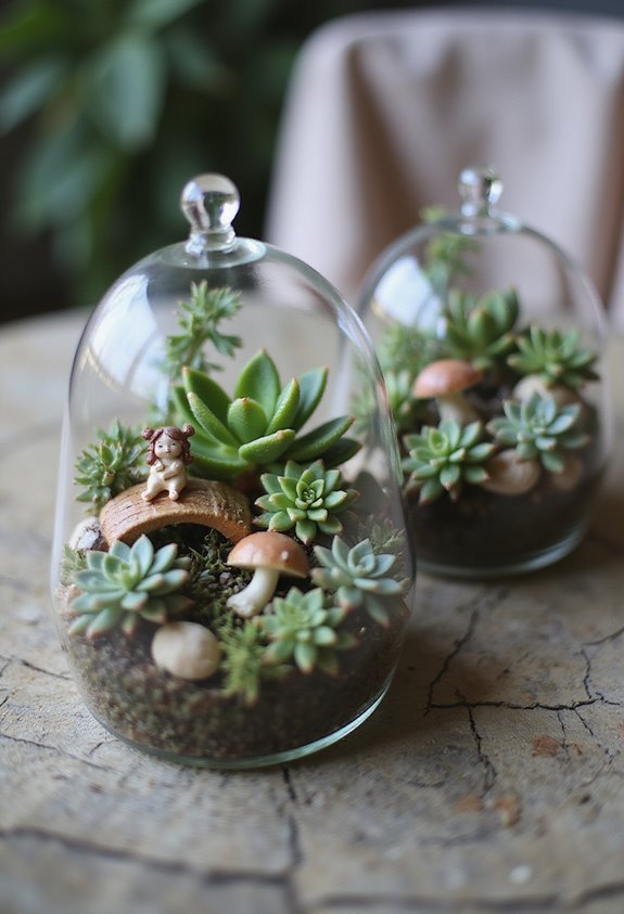 whimsical indoor fairy gardens