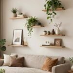 stylish floating wall shelves